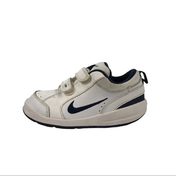 Nike Sneakers White and Blue Kids Size 9C - Picture 3 of 11